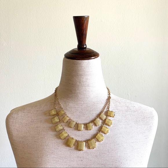 BANANA REPUBLIC Citrus yellow statement necklace - Picture 5 of 5